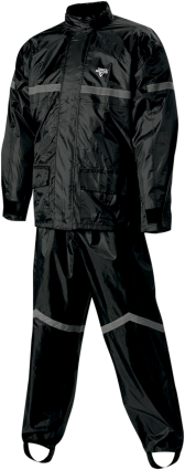 Nelson-Rigg Black SR-6000 Stormrider 2-Piece Rain Suit Small (2851-0181)