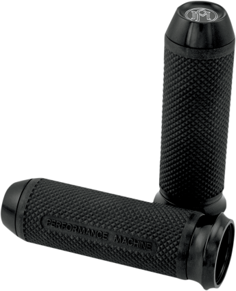 Performance Machine Black Elite Custom Cable Grips (0063-2027B, 0630-0951)