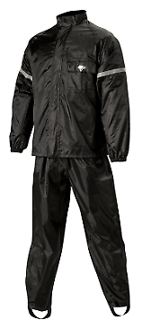 Nelson-Rigg Black WP-8000 WeatherPro 2-Piece Rain Suit Medium (2851-0147)