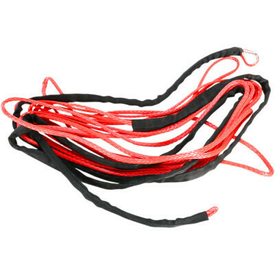 Moose Synthetic Winch Rope 1/4" x 50' Red (4505-0617)