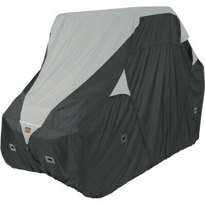 Classic QuadGear UTV XLarge Storage Cover, Black/Grey (18-065-053801-0, 4002-0087)