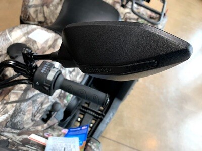 Universal ATV Rearview Mirrors + Handlebar Mount Clamp - Fits CFMoto Cforce 600, 500, 1000 & More