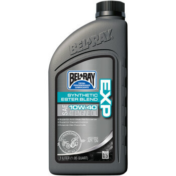 10W-40 Bel-Ray Synthetic Ester Blend 4T Engine Oil Liter (99120-B1LW, 3601-0152)