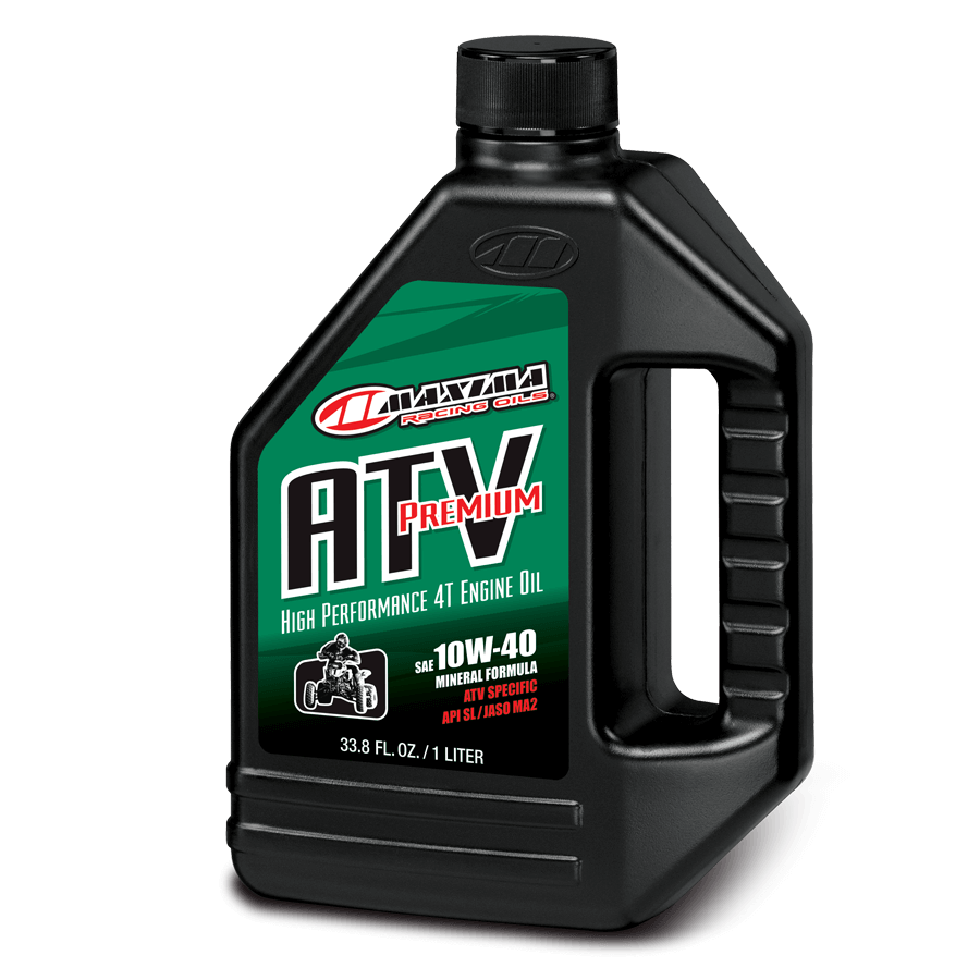 10W-40 Maxima ATV Mineral 4T Engine Oil Liter (33901, 3601-0036)