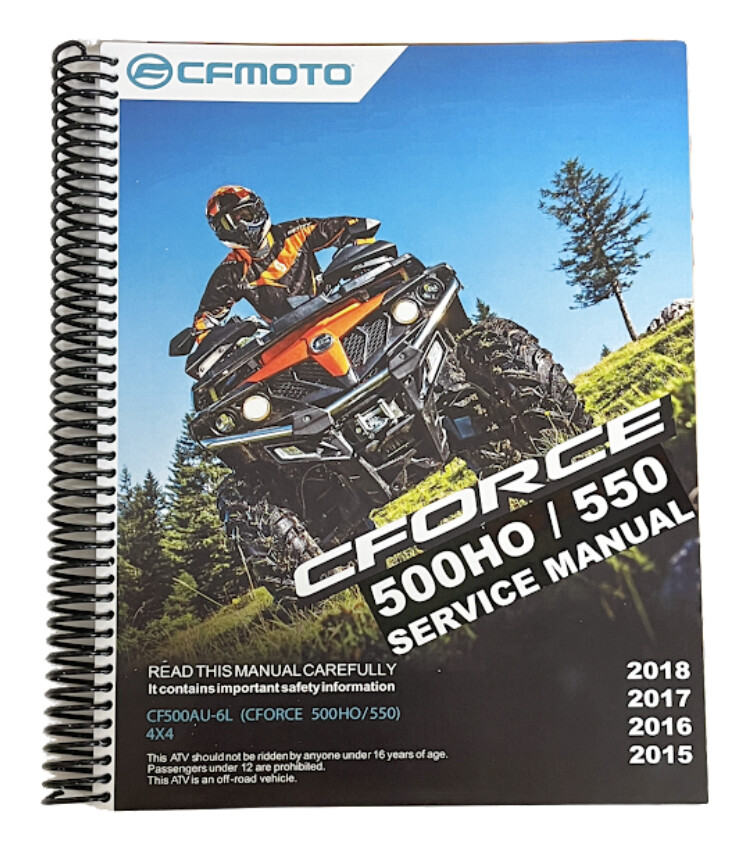 CFMOTO CFORCE 500 HO Service Manual 2015-2018, OEM (SM-CF500HO2015-18-V1)