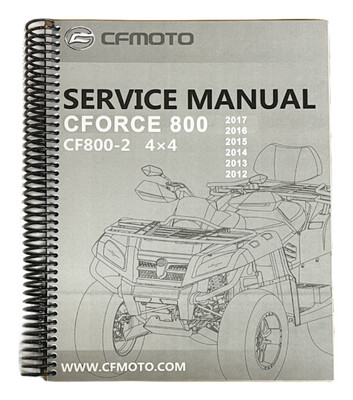 CFORCE 800 Service Manual 2012-2017, CFMOTO OEM (SM-CF8002012-17-V1)