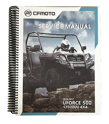 CFMOTO UFORCE 500 Service Manual 2016-2017, OEM (SM-UF5002016-17-V1)