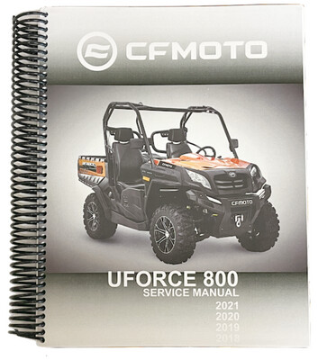 CFMOTO UFORCE 800 Service Manual 2018-2022, OEM (SM-UF8002018-21-V2)