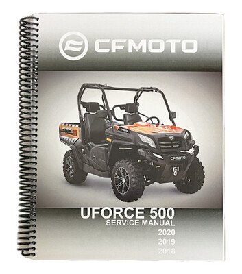 CFMOTO UFORCE 500 Service Manual 2018-2020, OEM (SM-UF5002018-20-V1)