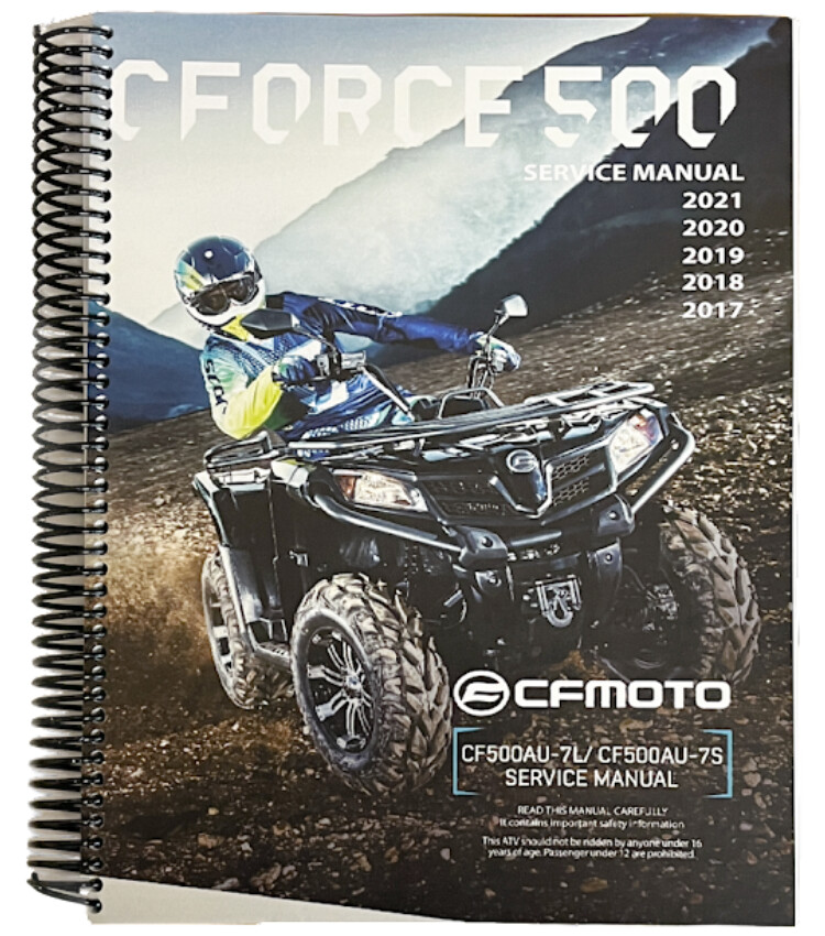 CFMOTO CFORCE 500 S Service Manual 2017-2021, OEM (SM-CF5002017-21-V1)