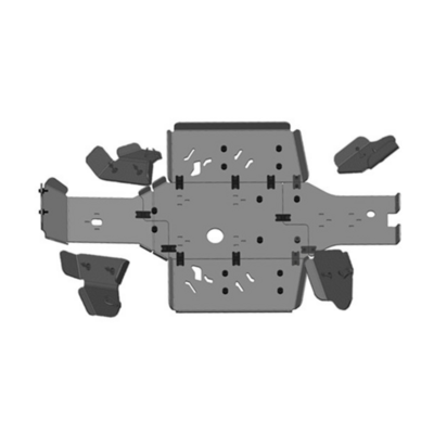 CFORCE 400/500 Gen. 2 Skid Plate HDPE, CFMOTO OEM (9DQV-804100-3000)