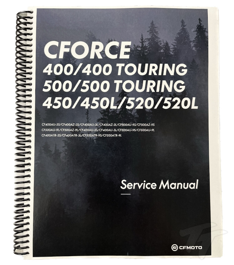 CFMOTO CFORCE 400/500 Gen. 2 Service Manual 2022-2023, OEM (SM-CF4500G2-V1)