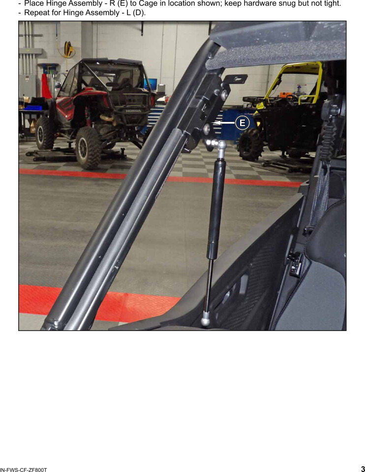 CFMOTO ZFORCE 800/950 Gen. 2 Scratch Resistant Flip Windshield