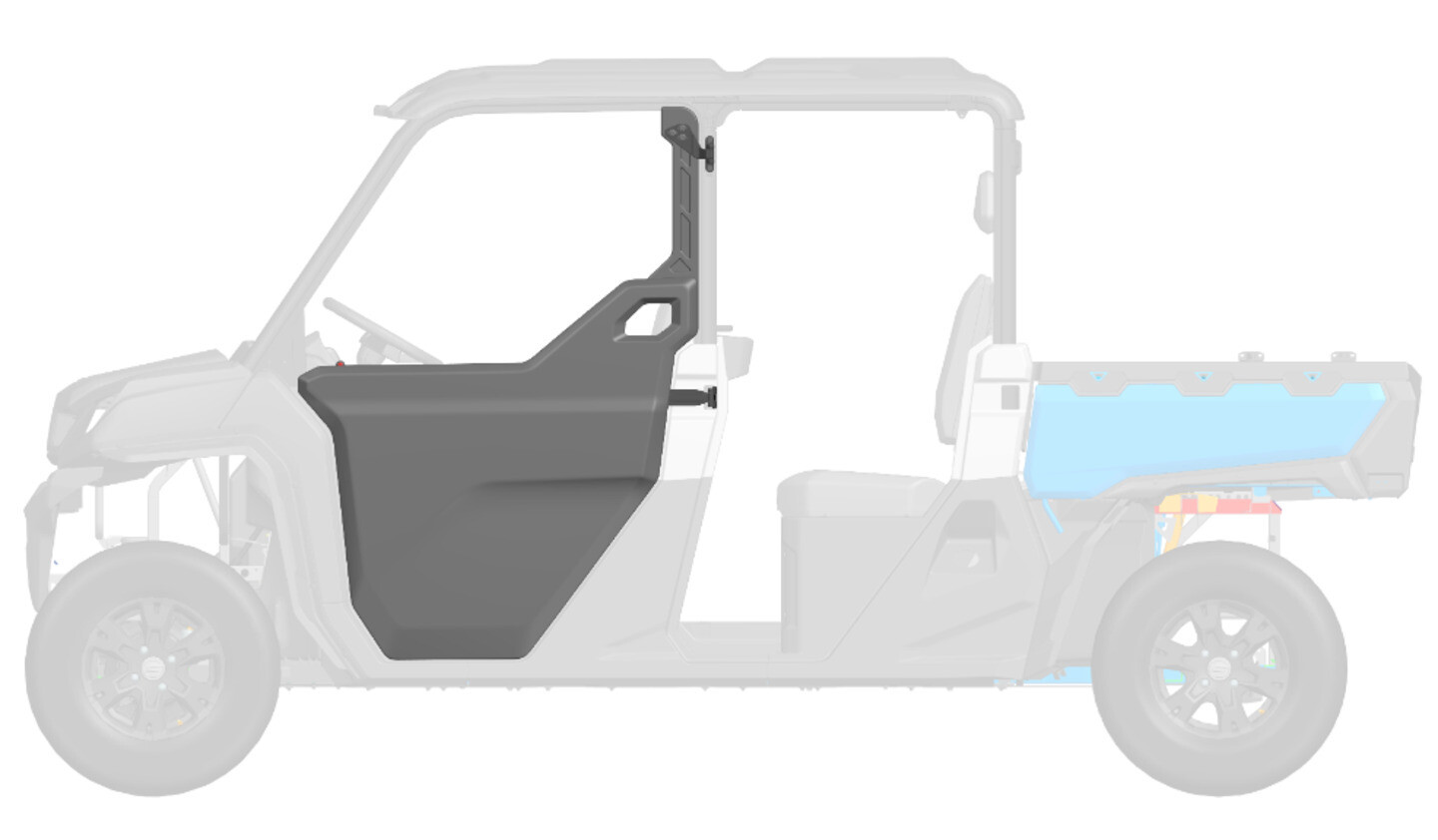 UFORCE 1000 XL Front Half Doors Left & Right, CFMOTO OEM (5SYV