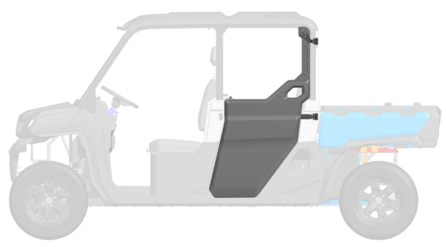 UFORCE 1000 XL Rear Half Doors Left & Right, CFMOTO OEM (5SYV