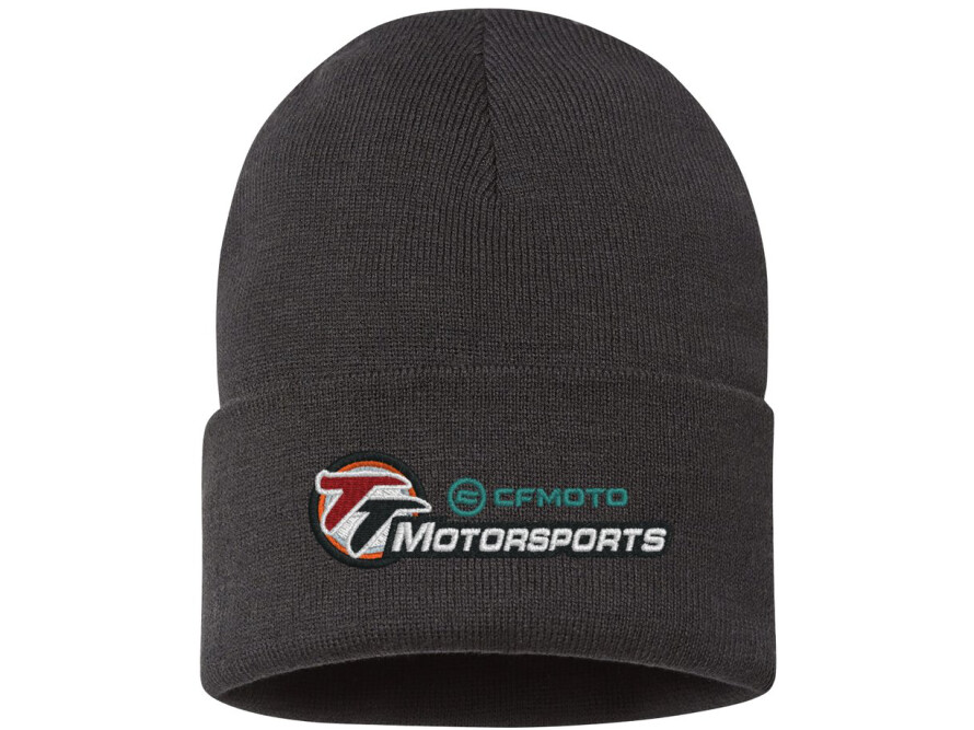 TT Motorsports CFMOTO Logo Beanie Hat, Black