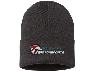 TT Motorsports CFMOTO Logo Beanie Hat, Grey