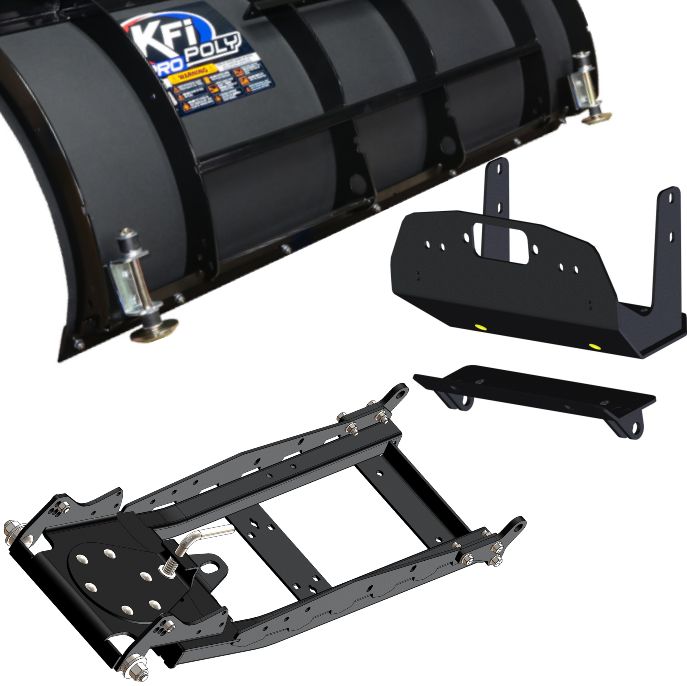 CFMOTO ZFORCE 950 Poly Snow Plow Kit 72", KFI CFMOTO ZFORCE 950 Poly Snow Plow Kit 72", KFI