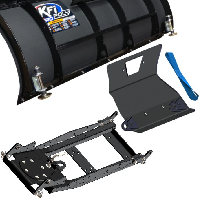 CFMOTO ZFORCE 800/950 Gen. 2 Poly Snow Plow Kit 60-72", KFI CFMOTO ZFORCE 800/950 Gen. 2 Poly Snow Plow Kit 60-72", KFI