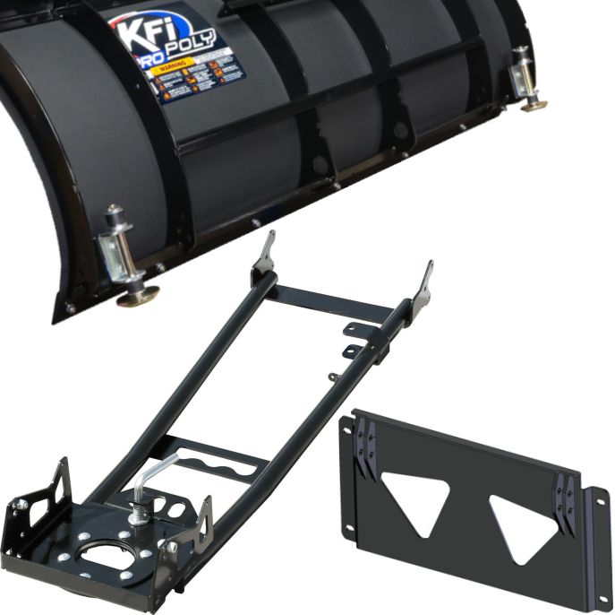 CFMOTO CFORCE 600 ATV Poly Snow Plow Kit 60", KFI CFMOTO CFORCE 600 ATV Poly Snow Plow Kit 60", KFI