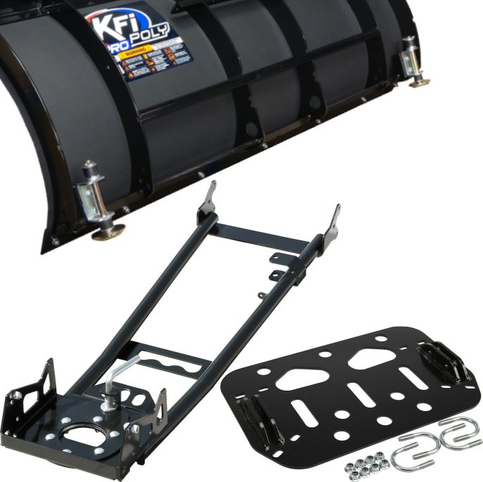CFMOTO CFORCE 400/500/600 ATV Poly Snow Plow Kit 60", KFI CFMOTO CFORCE 400/500/600 ATV Poly Snow Plow Kit 60", KFI