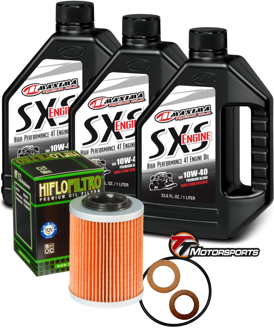CFMOTO ZFORCE/UFORCE SXS Oil Change Kit 10W-40 Maxima w/O-Ring, Filter, Washer, Mineral