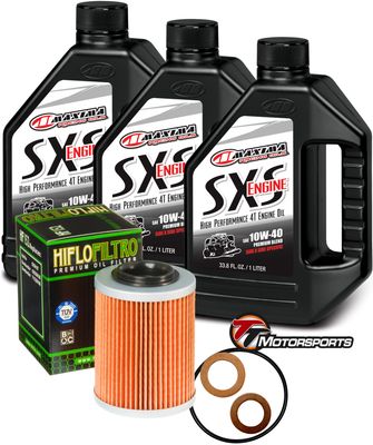 CFMOTO ZFORCE/UFORCE SXS Oil Change Kit 10W-40 Maxima w/O-Ring, Filter, Washer, Mineral