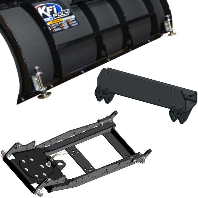 CFMOTO UFORCE U10 Pro UTV Poly Snow Plow Kit 72", KFI CFMOTO UFORCE U10 Pro UTV Poly Snow Plow Kit 72", KFI