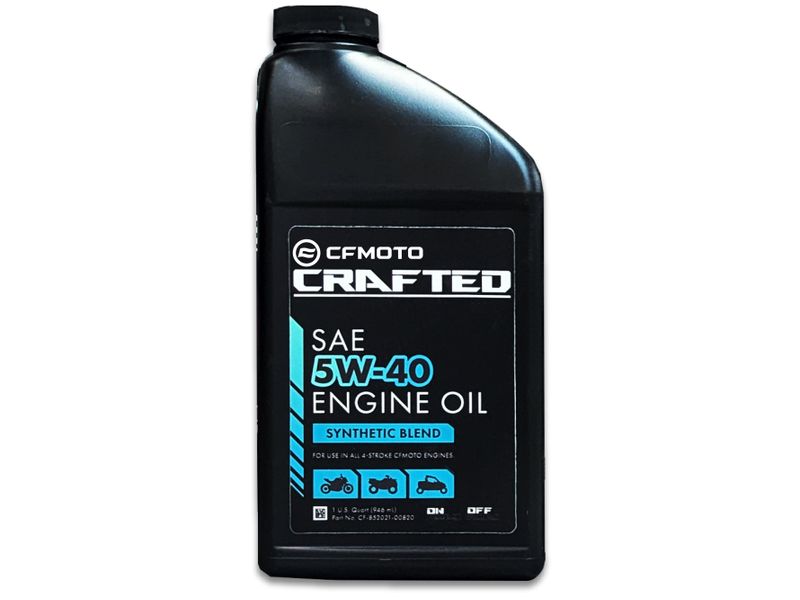5W-40 CFMOTO CRAFTED Synthetic Blend Engine Oil Liter (CF-852021-00809)