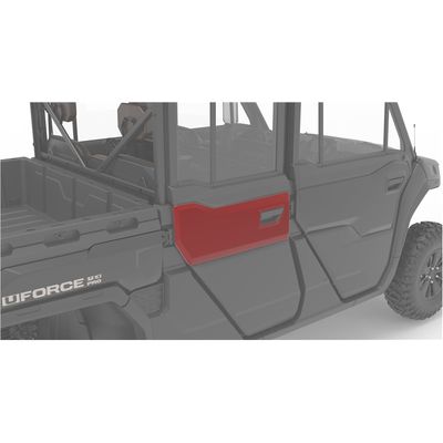 UFORCE U10 Pro XL Red Rear Deco Door Panel Inserts, CFMOTO OEM (5SYV-808200-9000)