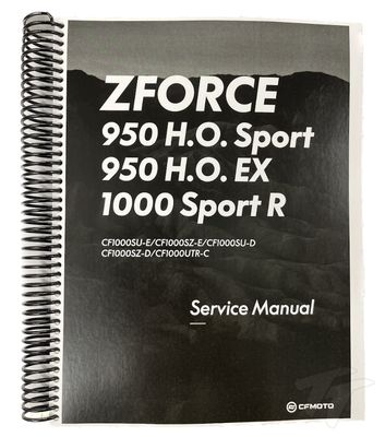 ZFORCE 950 HO Sport/EX Service Manual 2022-2024, CFMOTO OEM (SM-ZF950HOEXSPRT-V1)