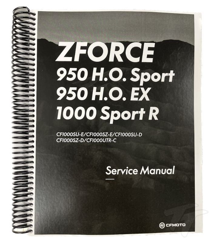ZFORCE 950 HO Sport/EX Service Manual 2022-2024, CFMOTO OEM (SM