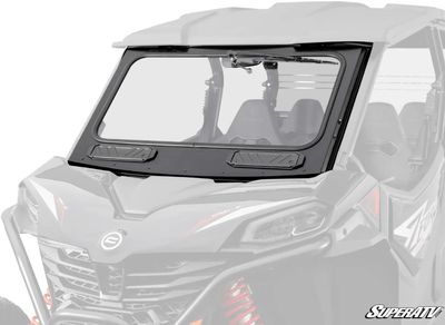 CFMOTO ZFORCE 800/950 Gen. 2 Glass Windshield w/Vent &amp; Wiper, SuperATV (GWS-CF-ZF800T-01#AB)