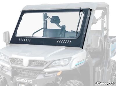 CFMOTO Uforce 1000 Glass Windshield w/Vent &amp; Wiper, SuperATV (GWS-CF-UF1000-01)