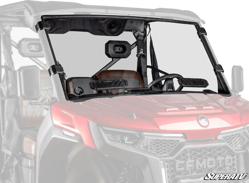CFMOTO UFORCE U10 Pro Scratch Resistant Full Windshield Vented, SuperATV (WS-CF-U10-V-70)