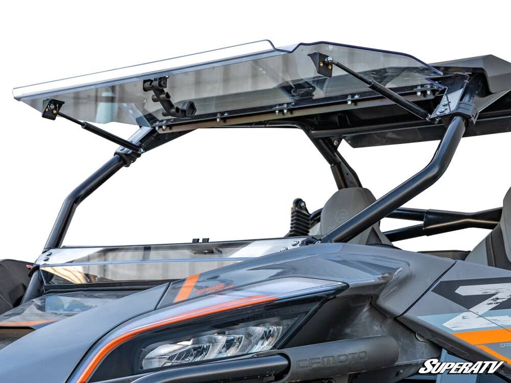 CFMOTO Zforce 950 Scratch Resistant Flip Windshield, SuperATV (FWS-CF-ZF950-70)