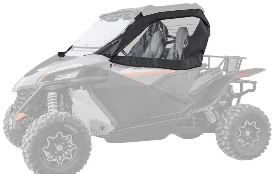 CFMOTO Zforce 950 Soft Upper Doors Enclosure, SuperATV (SE-CF-ZF950-001)