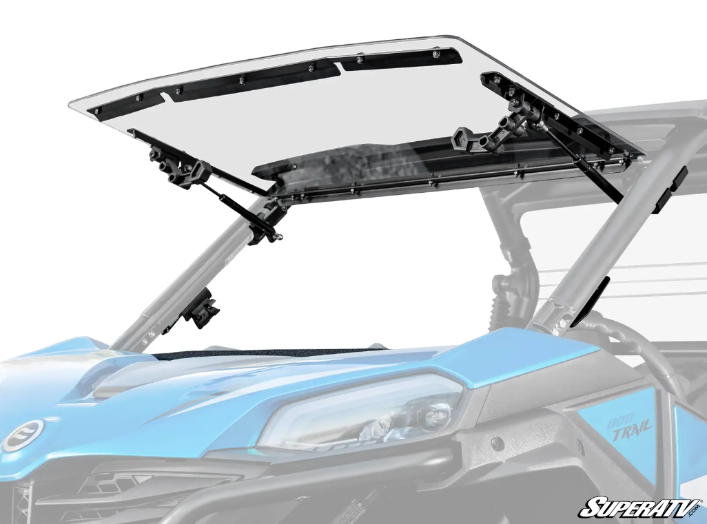CFMOTO ZFORCE 800/950 Gen. 2 Scratch Resistant Flip Windshield, SuperATV (FWS-CF-ZF800T-70)