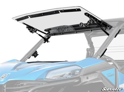 CFMOTO ZFORCE 800/950 Gen. 2 Scratch Resistant Flip Windshield, SuperATV (FWS-CF-ZF800T-70)