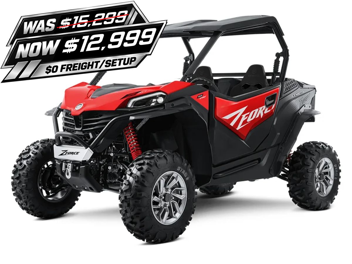 2025 CFMOTO ZFORCE 950 Sport EPS SSV 4x4 Red
