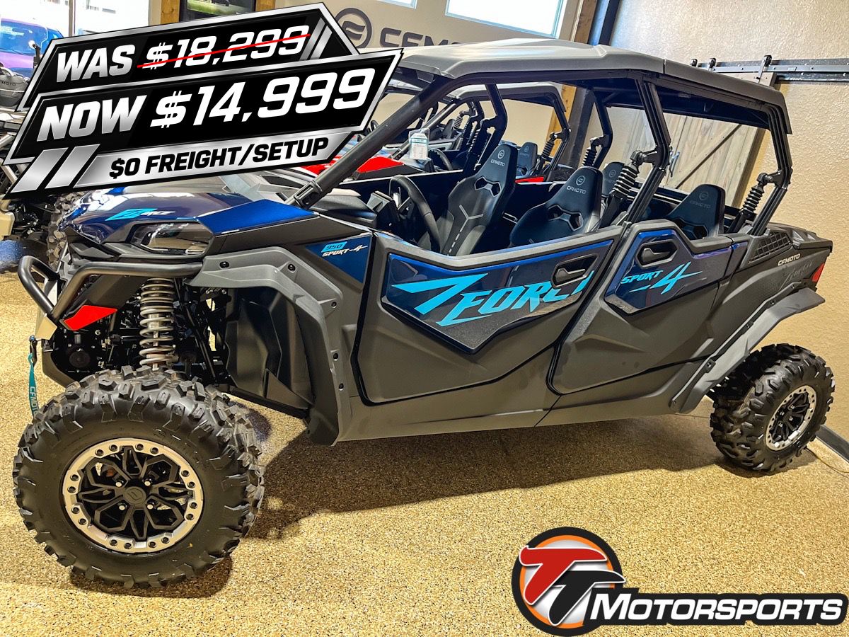 2025 CFMOTO ZFORCE 950 Sport 4 EPS SSV 4x4 Blue