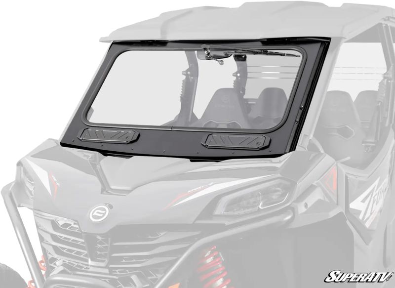 CFMOTO ZFORCE 800/950 Gen. 2 Glass Windshield w/Vent &amp; Wiper, SuperATV (GWS-CF-ZF800T-01#AB)
