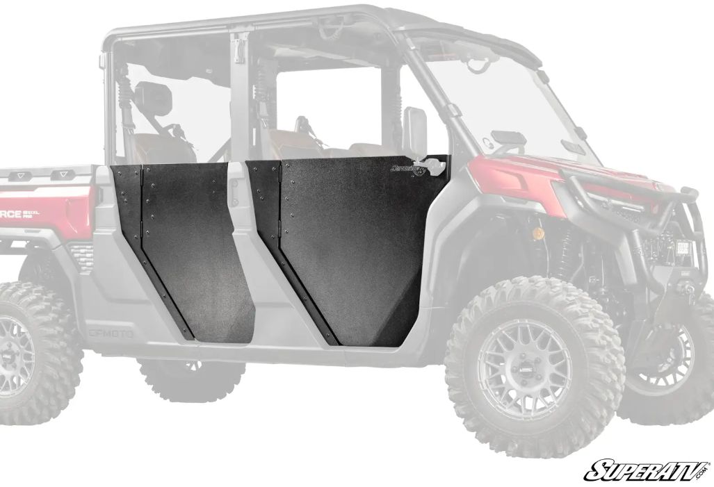 CFMOTO UFORCE U10 Pro XL Half Doors HDPE, SuperATV (DOOR-CF-U10XL-002-01)