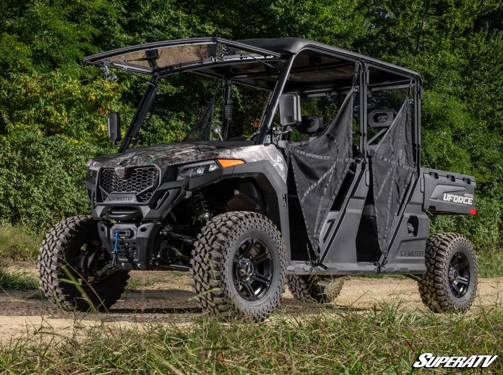 CFMOTO UFORCE 600/800 XL 2023+ Scratch Resistant Flip Windshield
