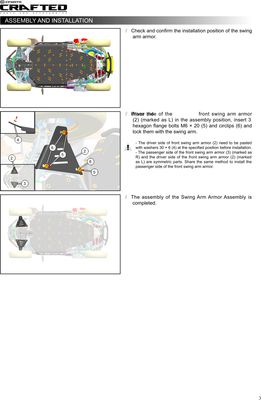 CFMOTO Z10 Front A-Arm Guards HDPE OEM | 5DYV-804200-1000