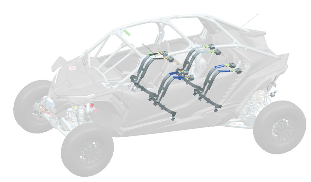 Z10-4 Seat Belt Harness 4-Point, CFMOTO OEM (5CYV-805900-1000)