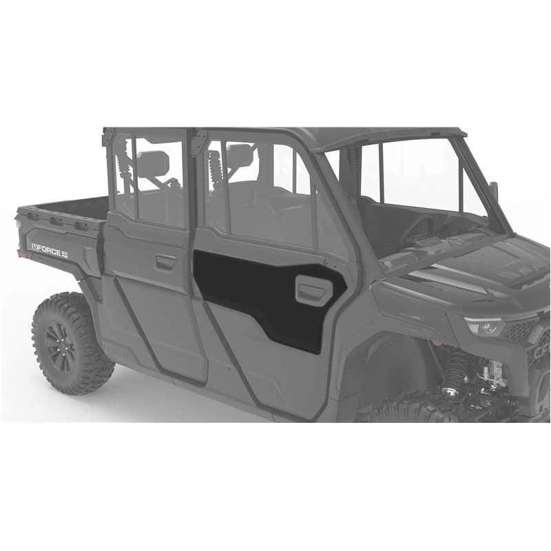 UFORCE U10 Pro Black Front-Right Deco Door Panel Insert, CFMOTO OEM (5HYV-374014-9000-0BM00)