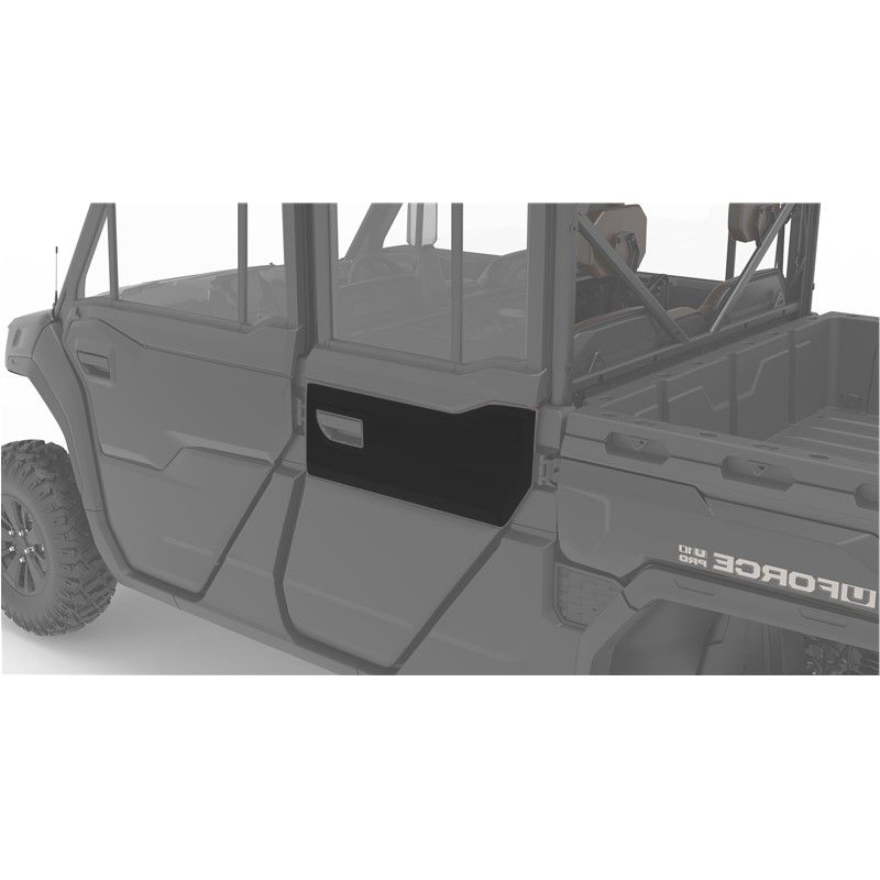 UFORCE U10 Pro XL Black Rear-Left Deco Door Panel Insert, CFMOTO OEM (5SYV-376014-8300-0BM00)