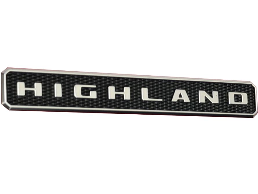 Highland Emblem 3D Label, CFMOTO OEM (5HYV-190001-6000)