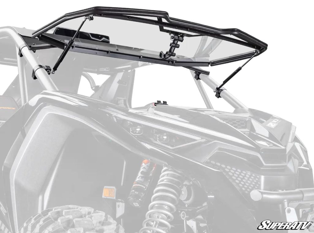 CFMOTO Z10 Scratch Resistant Flip Windshield, SuperATV (FWS-CF-Z10-70)